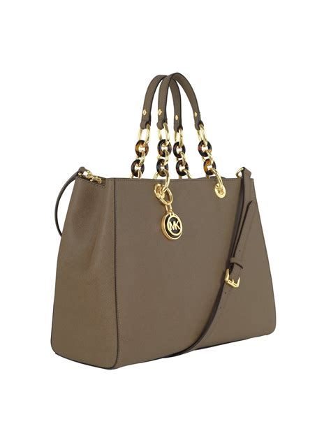 michael kors cynthia md satchel brown|Michael Kors leather satchels.